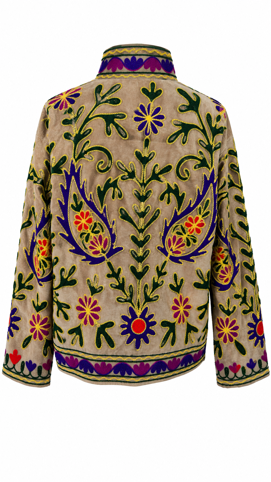Mongolian morado y amarillo