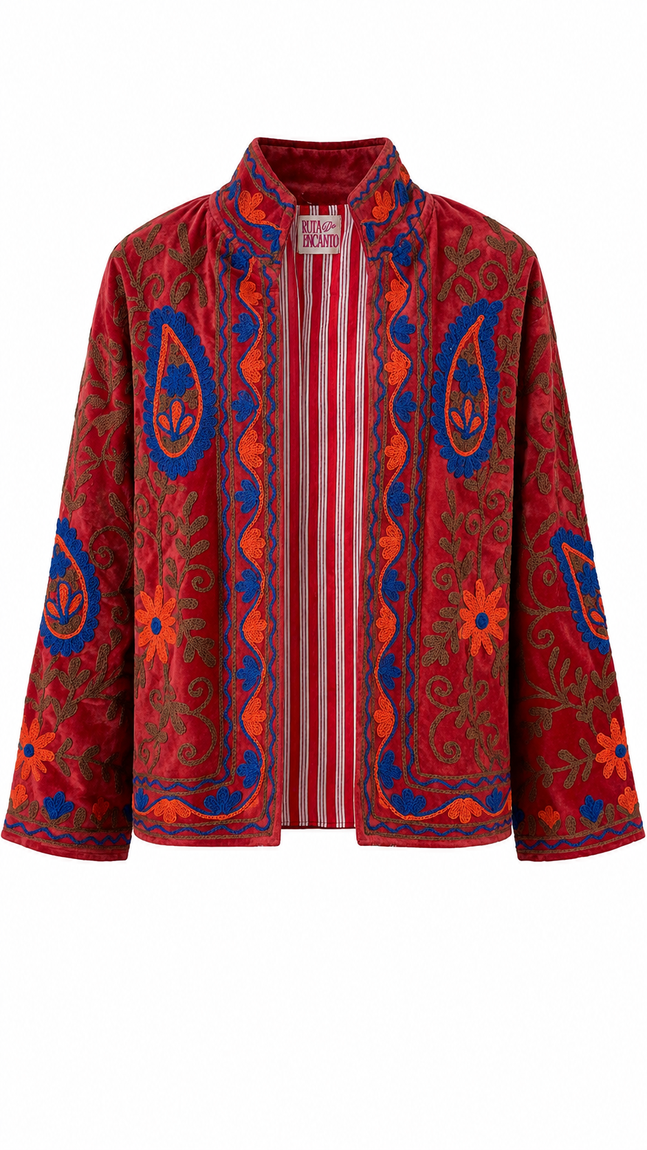 Fuego Roja con Detalles Azules