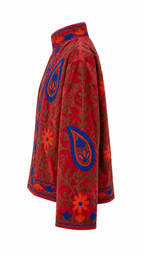 Fuego Roja con Detalles Azules