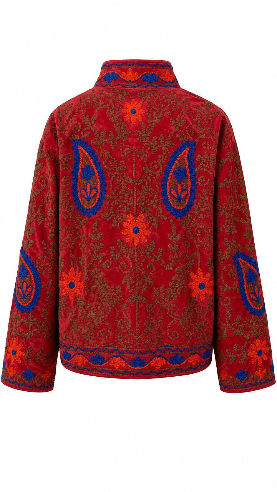 Fuego Roja con Detalles Azules