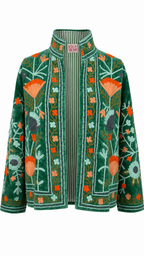 Verde con Flores