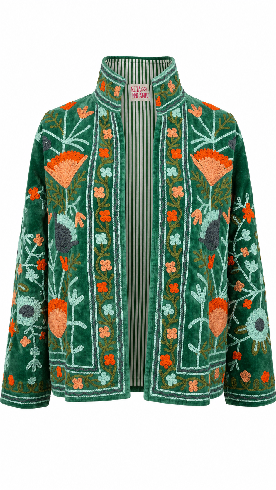 Verde con Flores