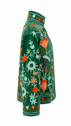 Verde con Flores