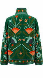 Verde con Flores
