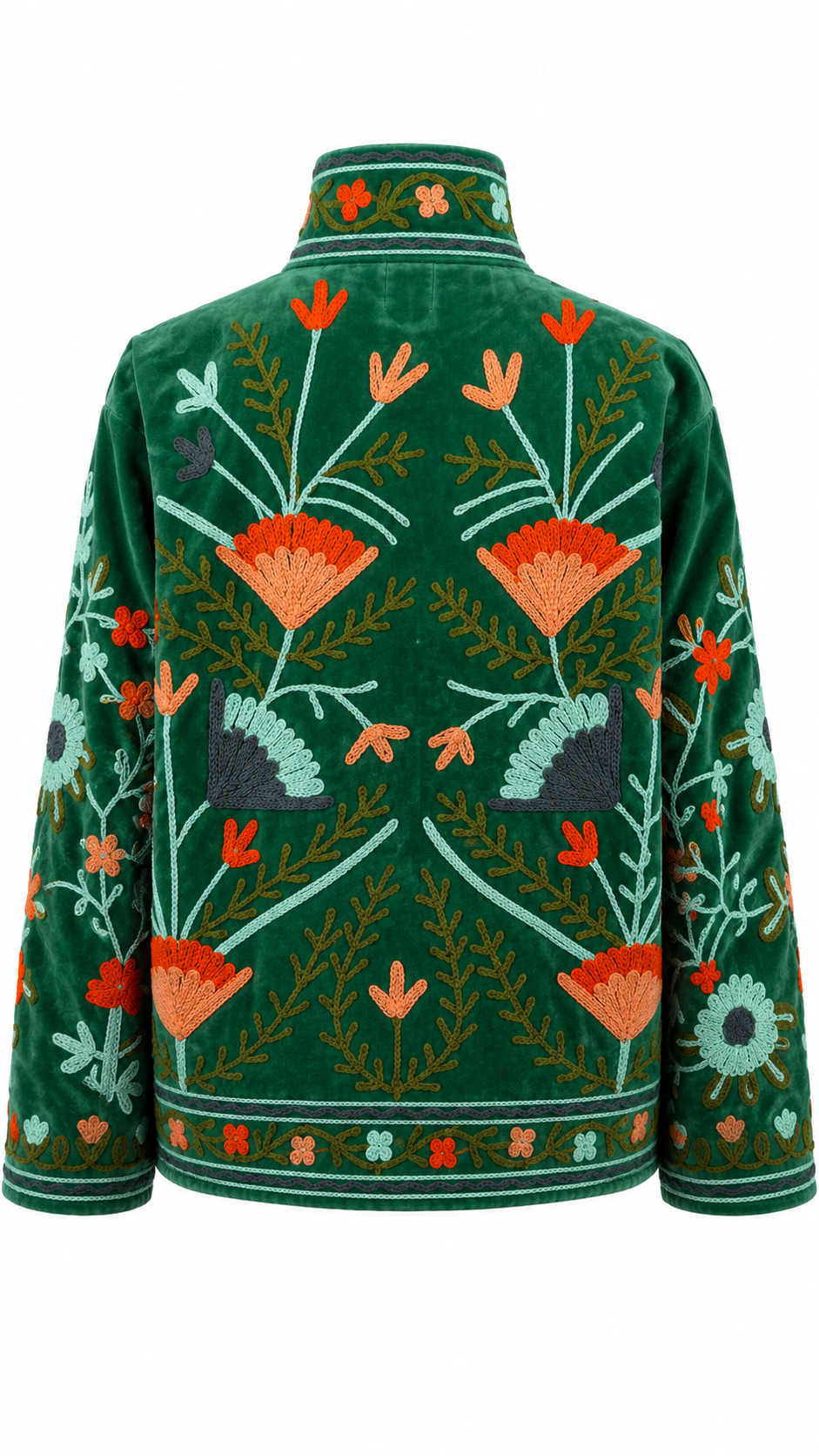 Verde con Flores